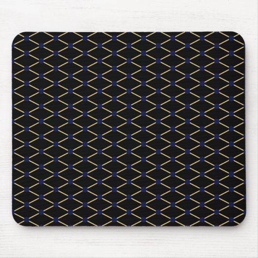 Gold-Rastermuster - Hintergrundfarbe anpassen Mousepad (Vorne)