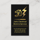 Gold Rebar Piling Baugrundstück Visitenkarte (Vorderseite)