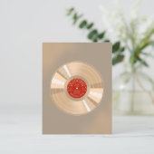 Gold Record Postkarte (Stehend Vorderseite)