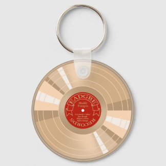 Gold Record Schlüsselanhänger