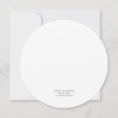 Gold Record Vinyl 45 Überraschungs-Party Einladung (Rückseite)