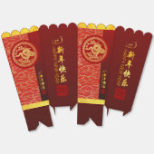 Gold Red Chinese Snake Papier-Schnitt 2025 FBPop Geschenkschachtel (Ungeklappt)