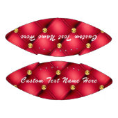 Gold Red Diamond Tufed Custom Text Football Gesche (Paneele)