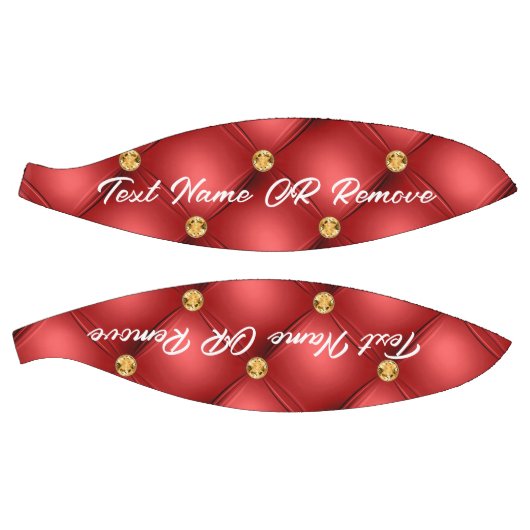 Gold Red Diamond Tufliter Leder Text Basketball (Panele)