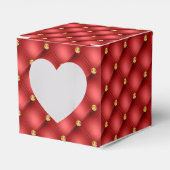 Gold Red Diamonds Tufted Geschenkboxen Geschenkschachtel (Vorderseite)