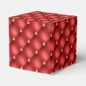 Gold Red Diamonds Tufted Geschenkboxen Geschenkschachtel (Rückseite)