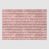 Gold Red White Glitzer Streifen Weihnachten Seidenpapier (Vorderseite)