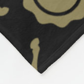 Gold Reiten Fleecedecke (Ecke)