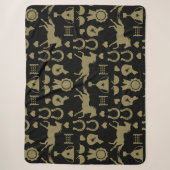 Gold Reiten Sherpadecke (Vorderseite)