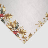 Gold Rentier Holiday Tissue Paper Seidenpapier (Detail)