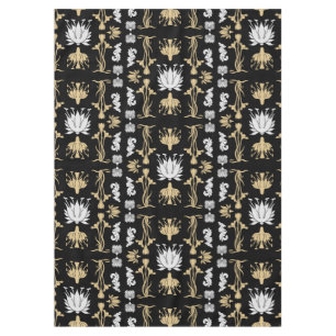 Gold Retro Art Nouveau Print Tischdecke