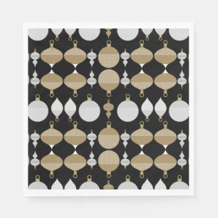 Gold Retro Weihnachtsdekoration Ball Serviette