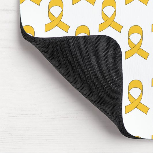 Gold Ribbon-Muster Mousepad (Ecke)