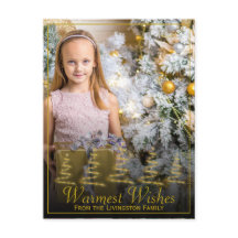 Gold Ribbon stilisierte Weihnachtsbaumen Foto Holi