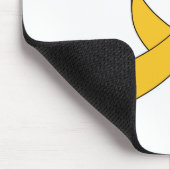 Gold Ribbon Zeichnend Mousepad (Ecke)