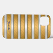 Gold Ribbons Personalisierte Kunst Case-Mate iPhone Hülle (Rückseite (Horizontal))