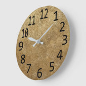 Gold Ripples Rundmuster Metallschau Uhren (Winkel)