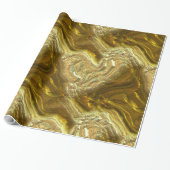 Gold River 1 Wrapping Paper Geschenkpapier (Ungerollt)