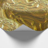 Gold River 1 Wrapping Paper Geschenkpapier (Ecke)