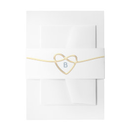 Gold Rope Heart Wedding Bly Band