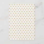 Gold rosa Blumenelefone Bringen Sie eine Book Inse Begleitkarte (Rückseite)