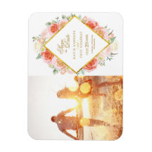 Gold, Rosa, Koralle und Pfirsichfarben Save the Da