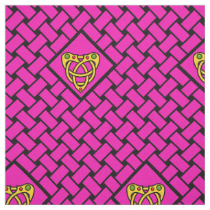 Gold/Rosa-/Schwarzwebart, Diamant, keltisches Stoff