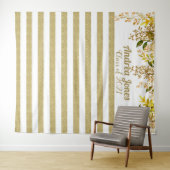 Gold Rose Abschluss Tapestry Wandteppich (Beispiel (Horizontal))