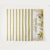 Gold Rose Abschluss Tapestry Wandteppich (Vorderseite (Horizontal))