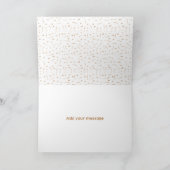 Gold Rose "Danke, dass du mein Page Boy bist" Dankeskarte (Innenseite)