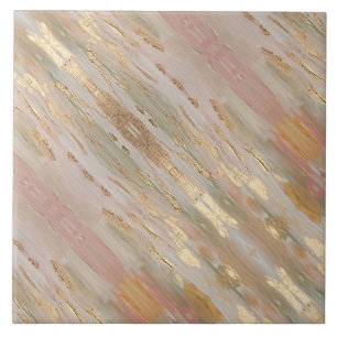 Gold, Rose Fliese