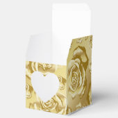 Gold-Rose-Geschenkboxen Geschenkschachtel (Geöffnet)