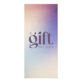 Gold Rose Glitzer Elegantes Geschenkgutschein Werbekarte