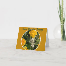 Gold Rose Highlights Vielen Dank Karte