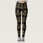 Gold Rose Leggings (Vorderseite)