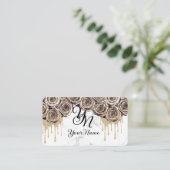 Gold Rose Marmor Ursprünglich Visitenkarte (Stehend Vorderseite)