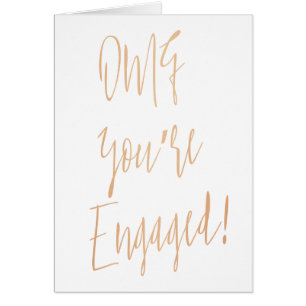 Gold Rose "OMG you are verlobt"