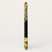 Gold Rose und schwarzer Marmor Case-Mate iPhone Hülle (Hinten/Links)