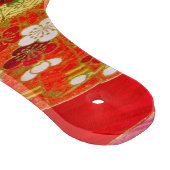 Gold Rot Traditionelles japanisches Blumenglas Blu Schneidebrett (Ecke)