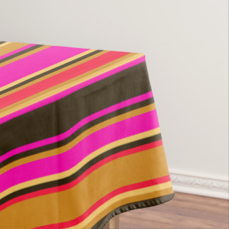 Gold, Rot und Magenta Tischdecke