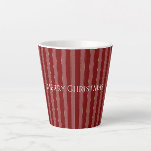 Gold rote Streifen Weihnachten Milchtasse