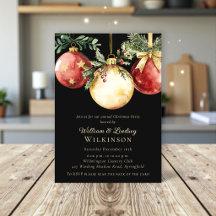 Gold-Rotes Weihnachtsornament Festive Weihnachtsfe