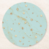 Gold Round Untersetzer (Vorderseite)