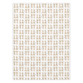 Gold Royal Couple Queen King Wedding Gift Tischdecke (Vorderseite)