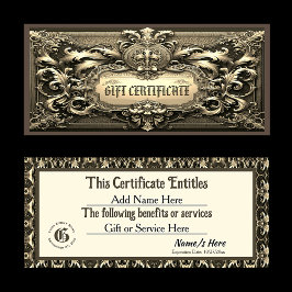 Gold Royalty Geschenkzertifikat