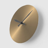 Gold Runde Wanduhr (Winkel)