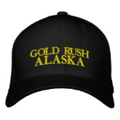 GOLD RUSH, ALASKA BESTICKTE KAPPE (Vorderseite)