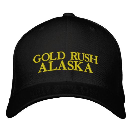 GOLD RUSH, ALASKA BESTICKTE KAPPE (Vorderseite)