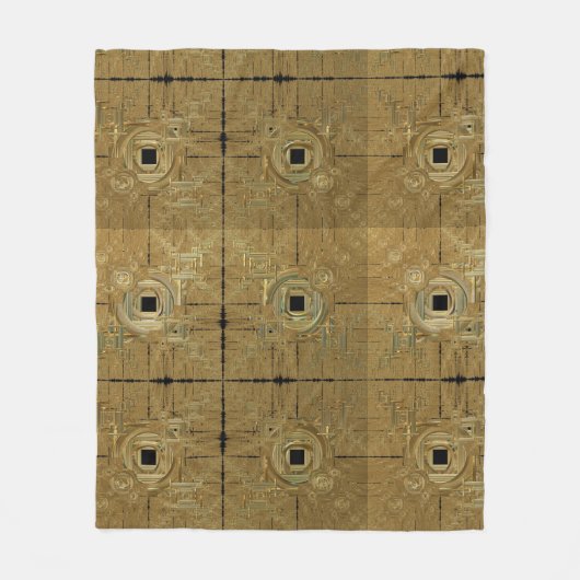 Gold Rush Fleece Blanket (Vorderseite)