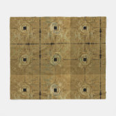 Gold Rush Fleece Blanket (Vorderseite (Horizontal))
